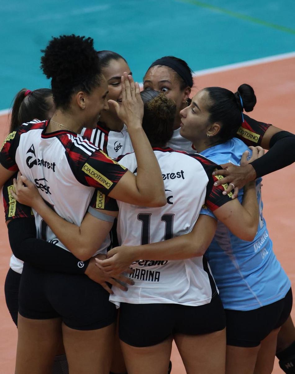 Flamengo é finalista do Carioca de vôlei feminino 2025 (Foto: Mariana Sá/ CRF)