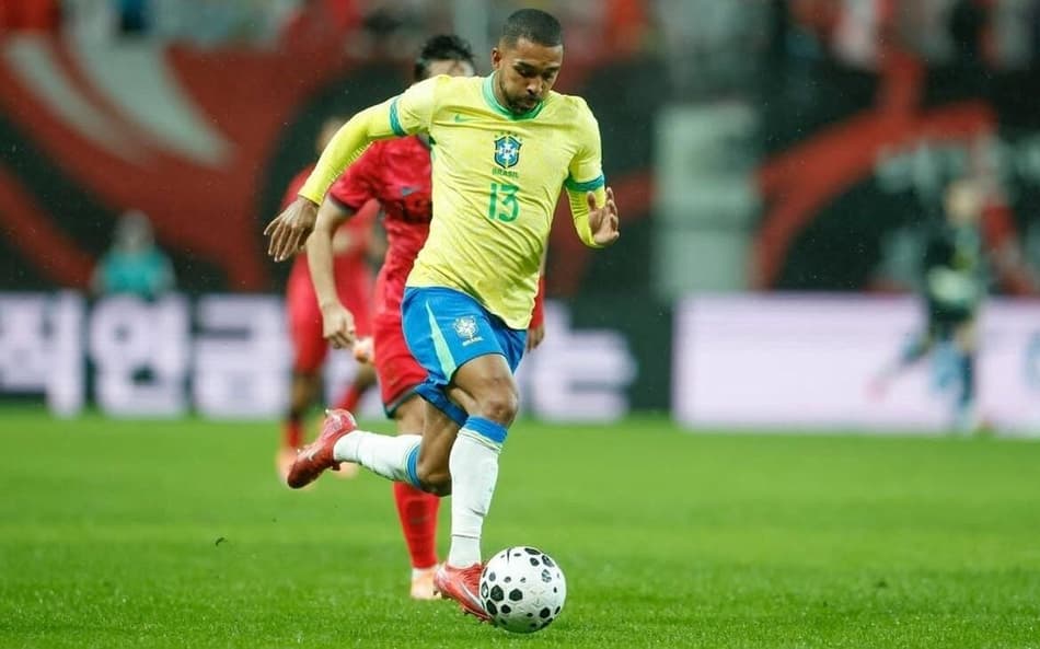 Paulo Henrique faz sua estreia pela Seleção Brasileira (Foto: Rafael Ribeiro/CBF)