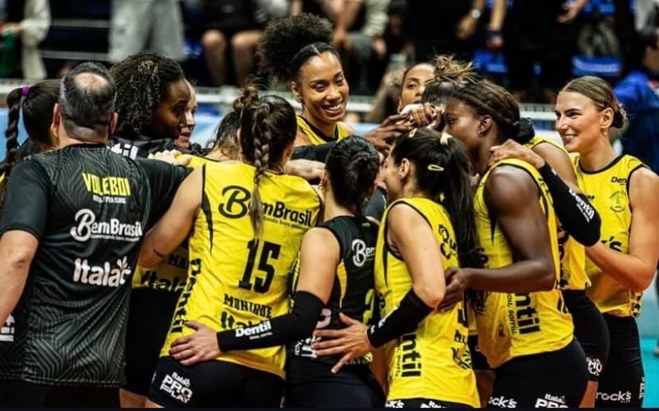Dentil Praia Clube na final do Mineiro de Vôlei Feminino 2025 (Foto: Mari Mendonça/DPC)