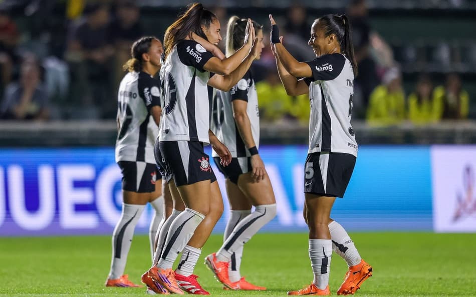 Corinthians comemora gol na Libertadores Feminina. (Foto: Staff Images Woman/CONMEBOL)