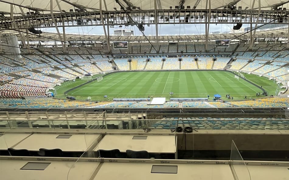 Maracanã antes de Flamengo x Palmeiras (Foto: Divulgação)