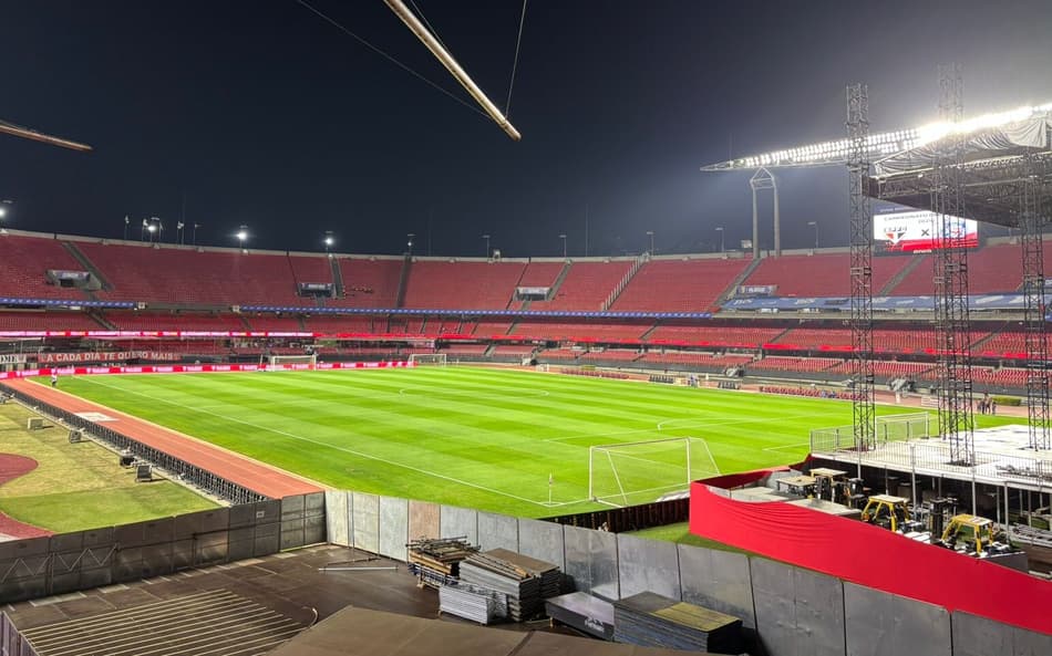 Estádio do São Paulo Morumbis gramado Morumbi