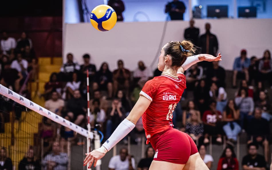 Tijuca e Osasco pela Superliga de vôlei feminino (Foto: Thiago Mendes / TTC)