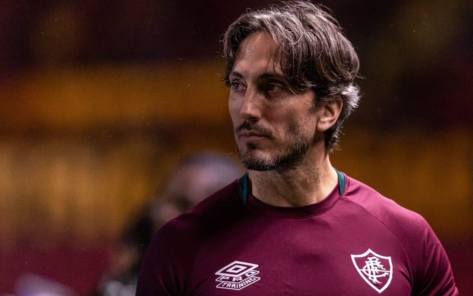 Zubeldía em jogo do Fluminense
