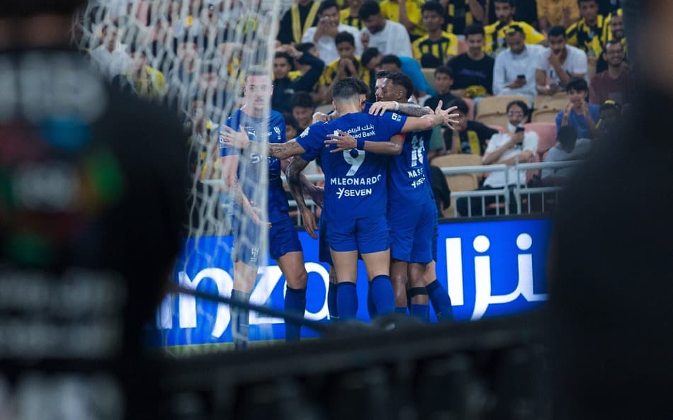 Pela Liga Saudita, o Al-Hilal venceu o Al-Ittihad por 2 a 0 (Foto: Divulgação/Al-Hilal)
