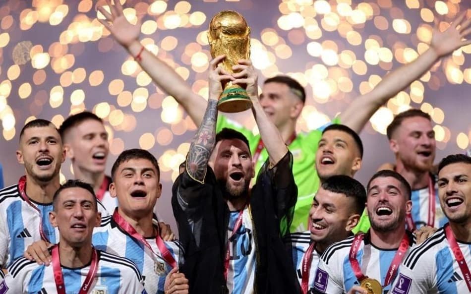 Argentina faturou R$ 222 milhões pelo título da Copa do Mundo do Catar