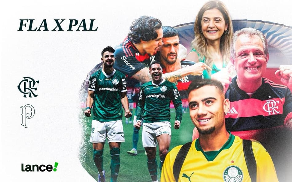 Flamengo e Palmeiras se enfrentam no Maracanã (Foto: Lance!)