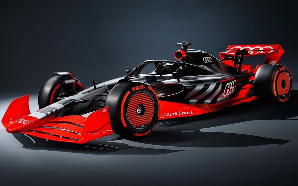 Carro da Audi para a F1 2026 (Foto: Reprodução / Audi)