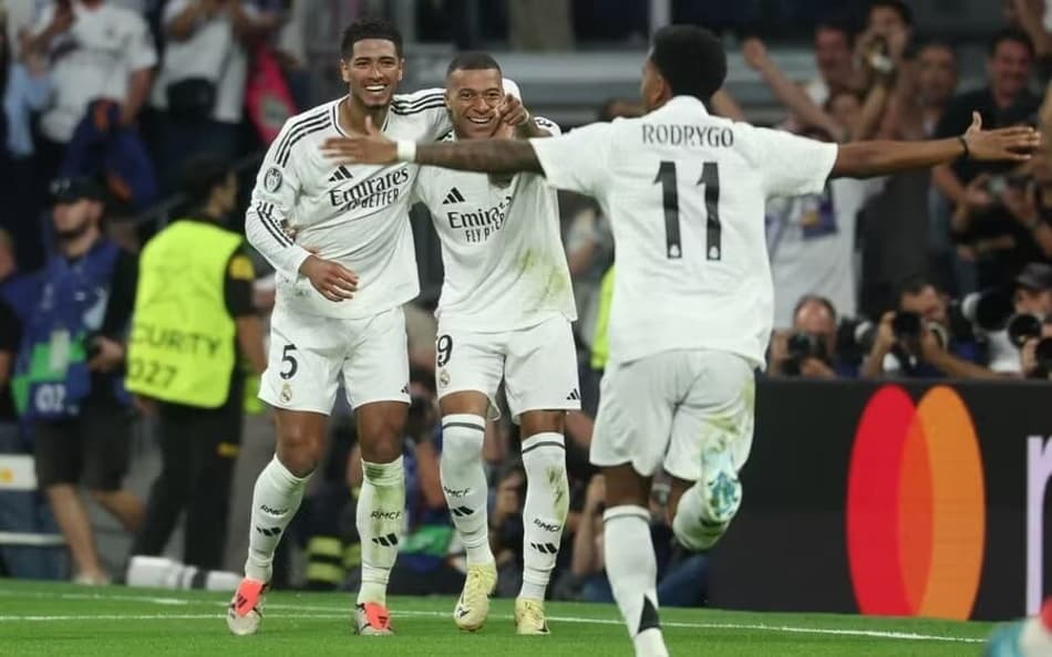Bellingham, Rodrygo e Mbappé - Real Madrid