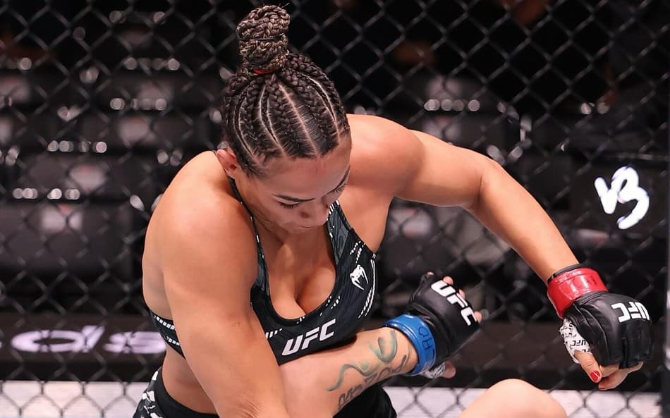 Bia Mesquita vence no UFC Rio (Foto: Reprodução Instagram UFC Brasil)
