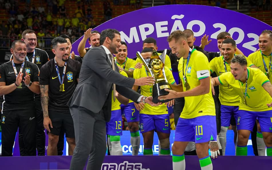 Seleção Brasileira de futsal foi campeã da Copa das Nações