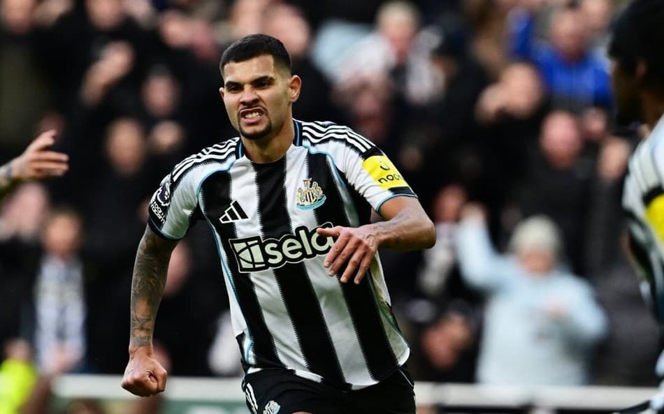 Bruno Guimarães marcou o gol que deu a vitória ao Newcastle contra o Fulham pela Premier League (Foto: Divulgação/Newcastle)