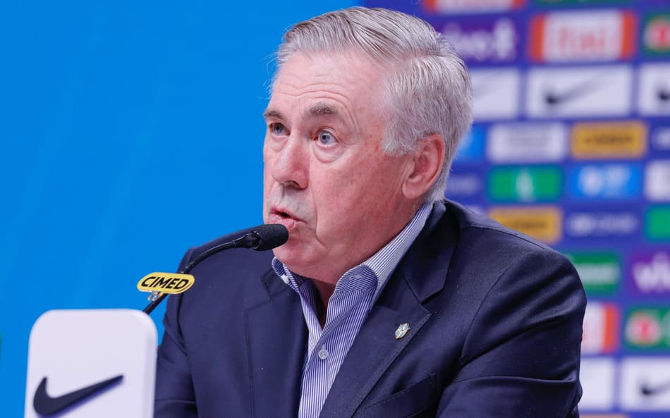 Carlo Ancelotti, técnico da Seleção