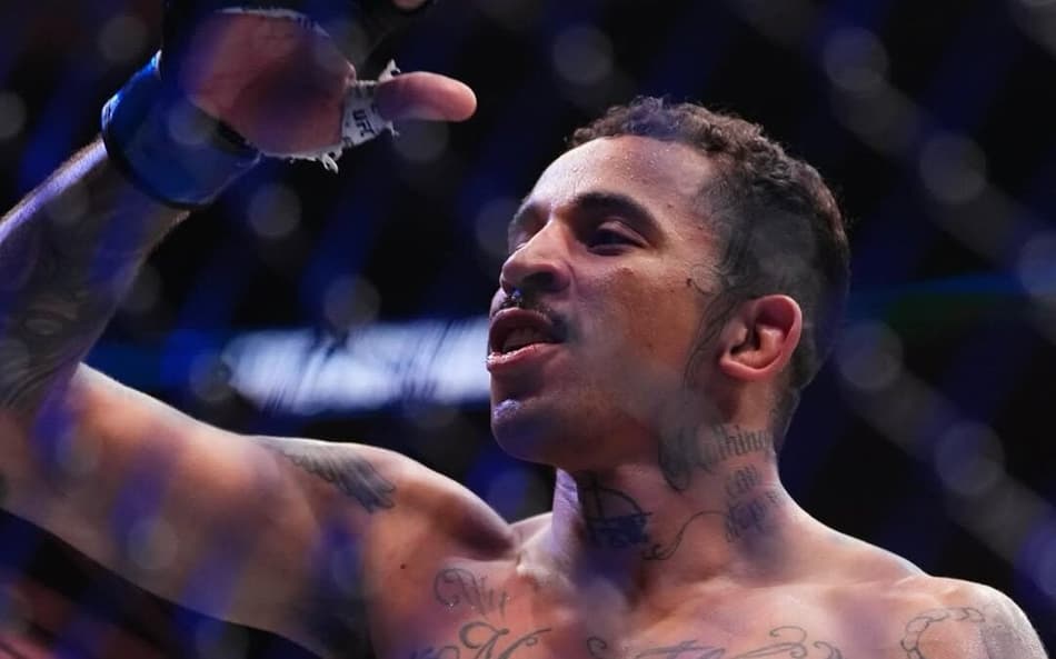 Carlos Prates após vitória no UFC 319 (Foto: Divulgação/UFC)