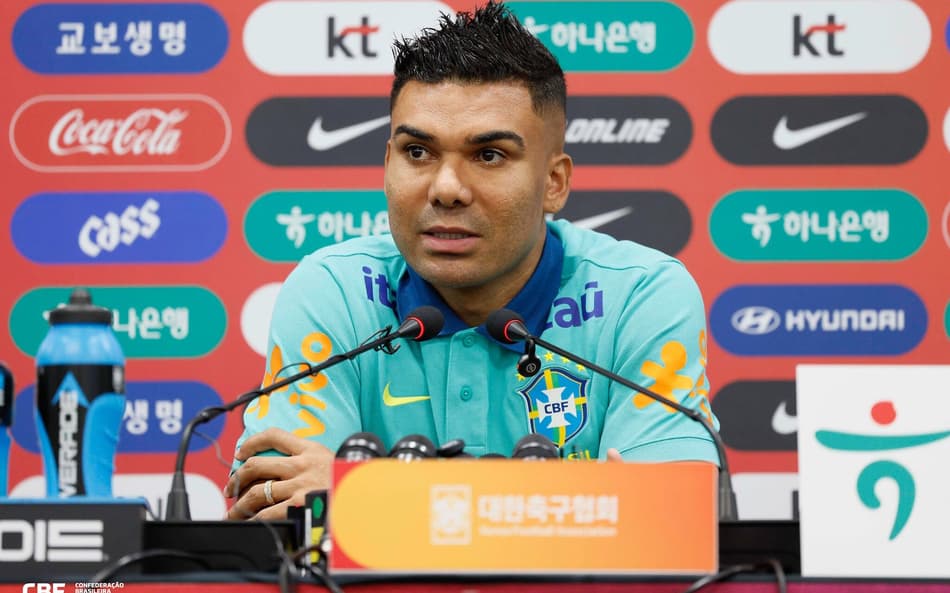 Casemiro é um dos líderes da Seleção Brasileira (Foto: Rafael Ribeiro/CBF)