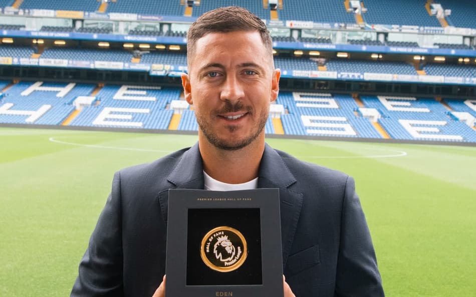 Eden Hazard está no Hall da Fama da Premier League (Foto: Divulgação)