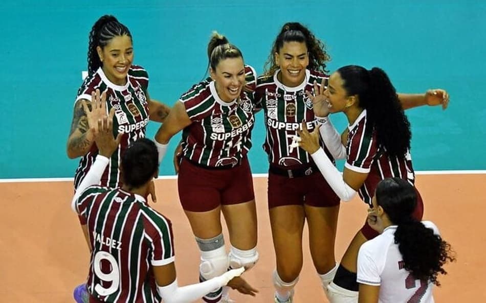 Fluminense garante vaga na final do Carioca de Vôlei Feminino (Foto: Mailson Santana/ FFC)