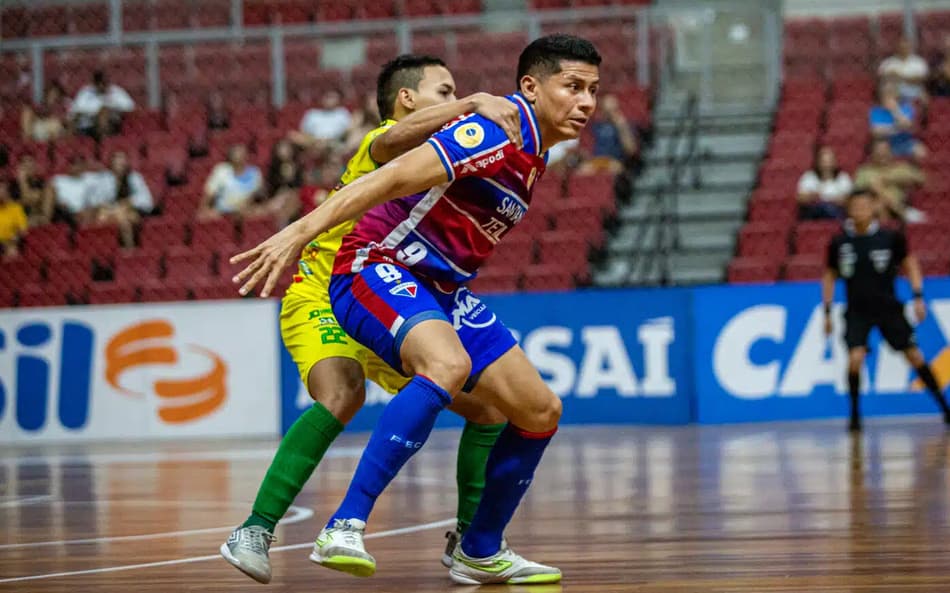 Fortaleza e Piauinse em disputa pelas quartas do Campeonato Brasileiro de Futsal (Foto: João Moura / Fortaleza EC)