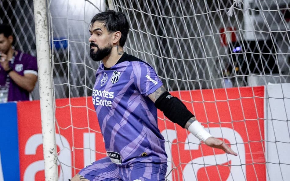 Thiago Soares é goleiro do Ceará no futsal (Foto: Wellerson Gomes/Ceará SC)
