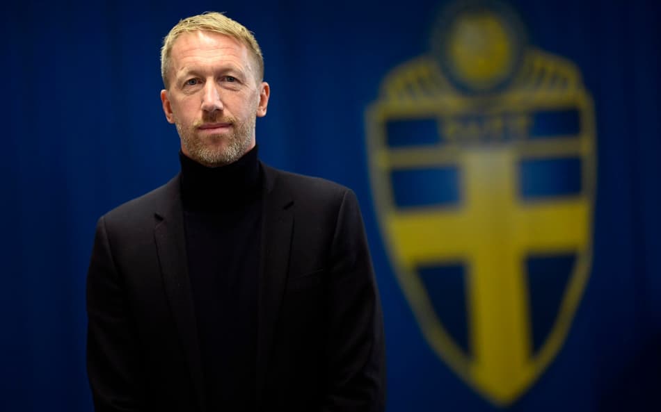 Graham Potter foi anunciado como treinador da Suécia (Foto: Pontus LUNDAHL / AFP)