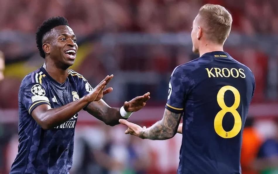 Toni Kroos Vini Jr Real Madrid
