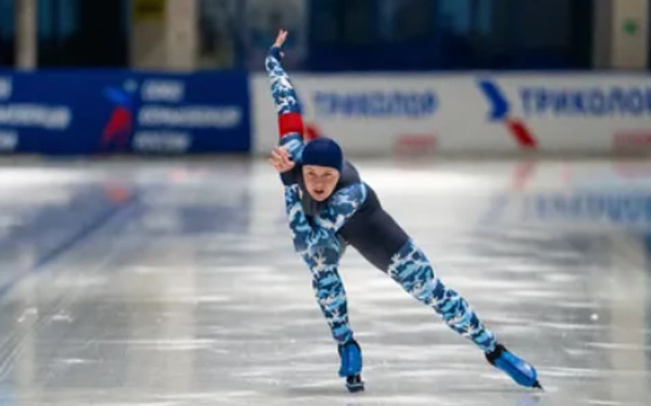 A patinadora russa Daria Kachanova (Foto: Reprodução)