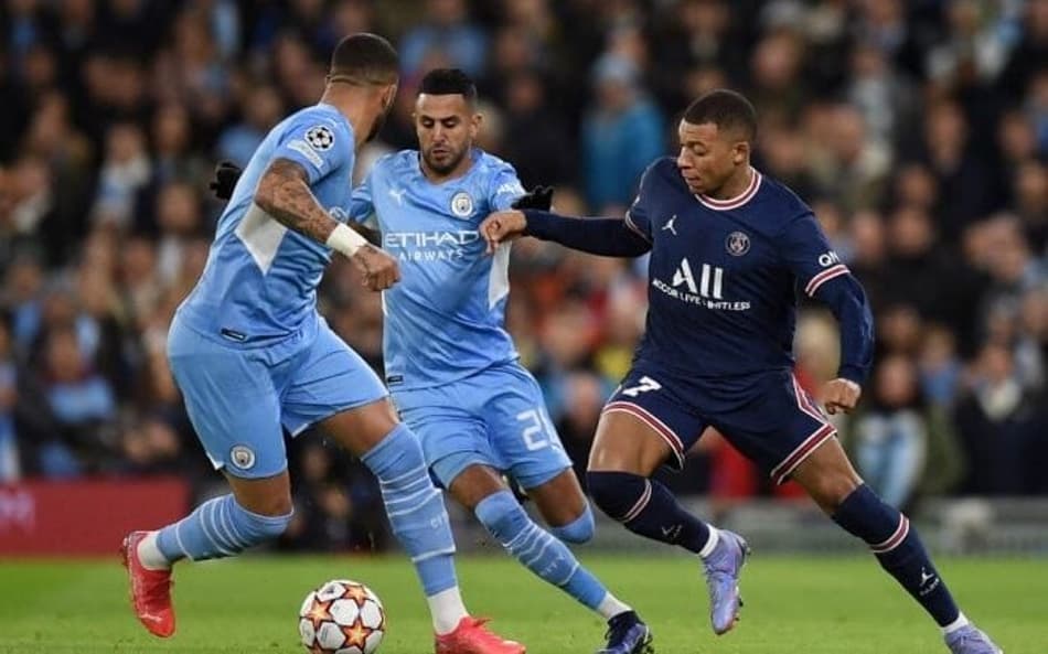Manchester City x PSG - Mbappé