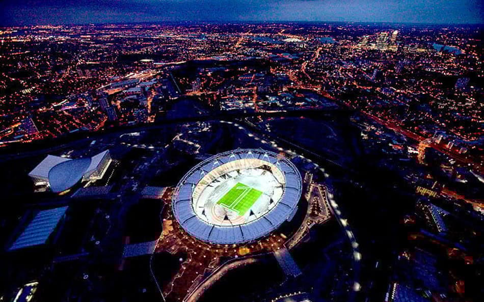 Estádio Olímpico de Londres há um ano do início dos Jogos Olímpicos (Foto: Locog/Reuters)