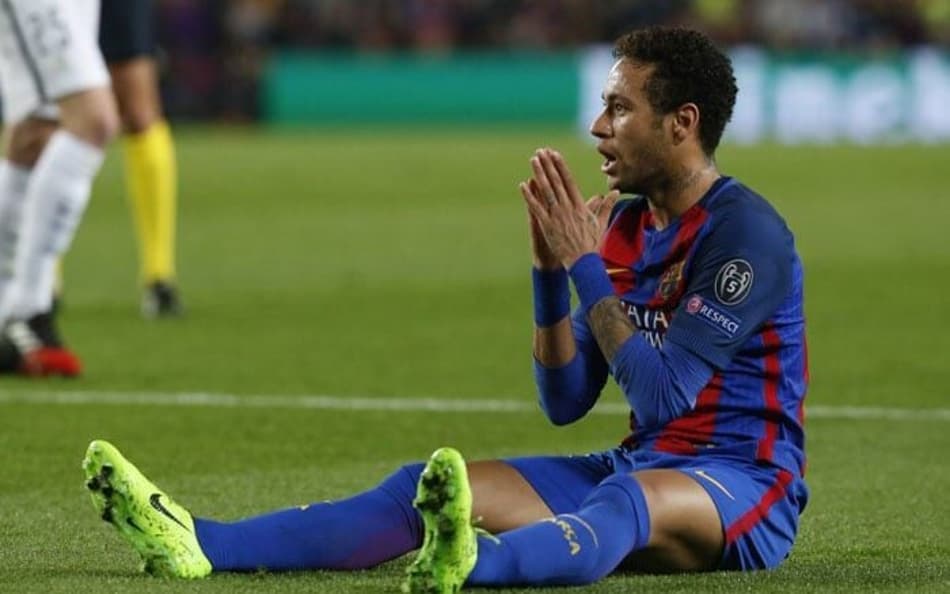 Imagens de Neymar pelo Barcelona
