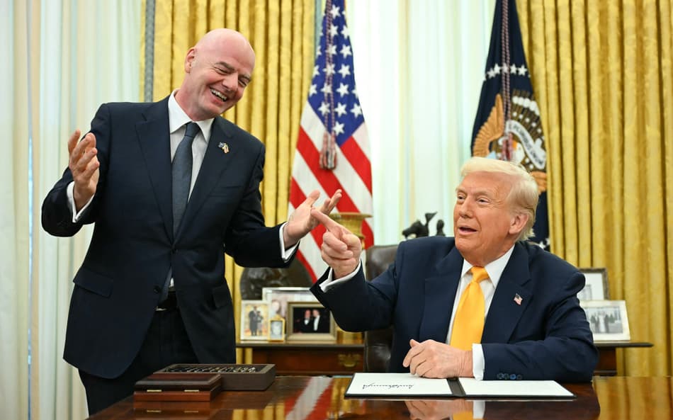 Donald Trump e Gianni Infantino