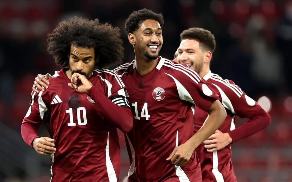 A Seleção do Catar encara o Omã pela Taça do Golfo Arábico (Foto: Reprodução/Instagram)