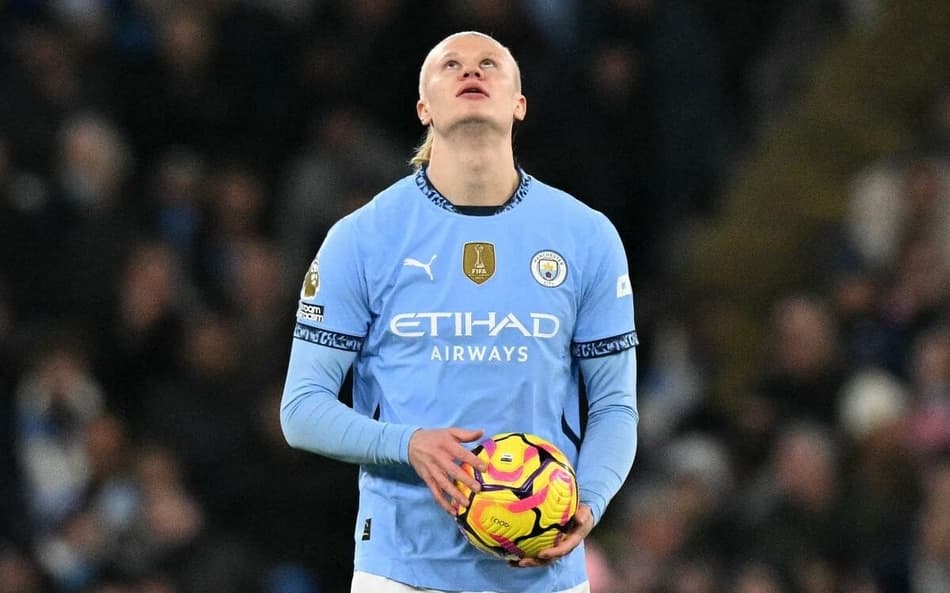 Jogos de hoje: Manchester City, de Haaland, tem jogo decisivo pela Champions League. (Foto: Oli SCARFF / AFP)