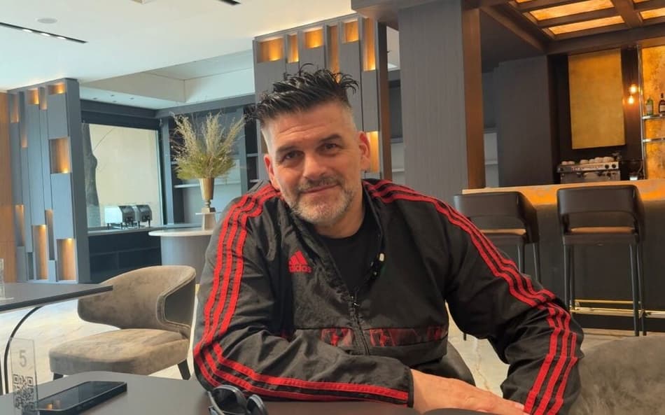 Mancuso, ex-Flamengo, em entrevista ao Lance! (Foto: Lucas Bayer/Lance!