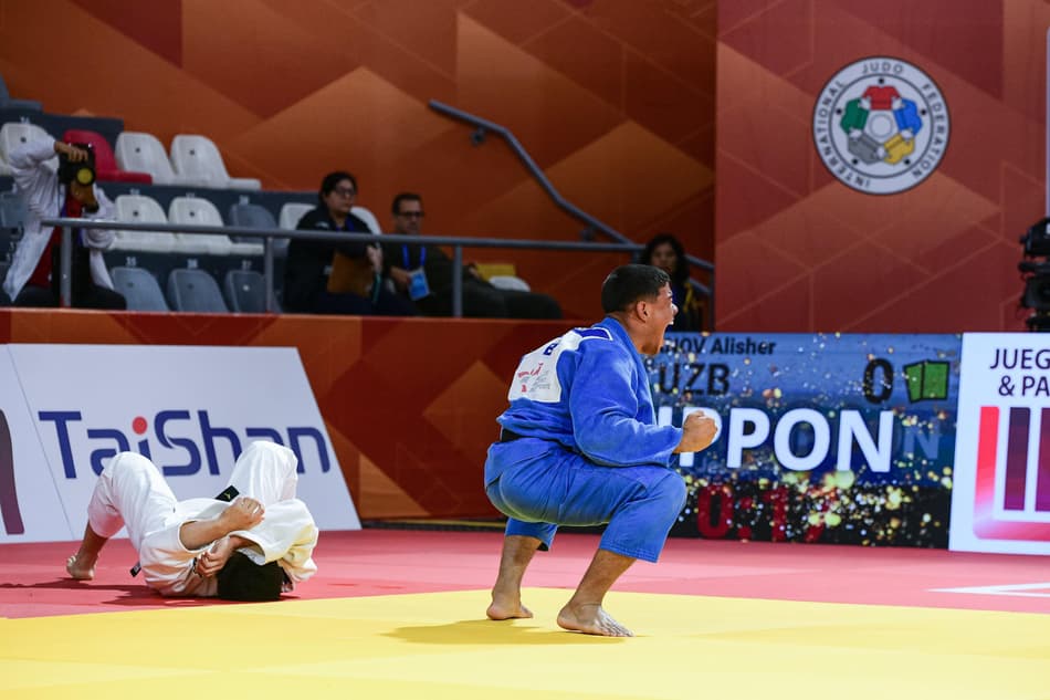 Jesse Barbosa está na final do Mundial Júnior de Judô na categoria -90kg (Foto: Anderson Neves/ CBJ)