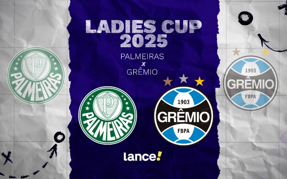 Palmeiras e Grêmio se enfrentam pela final da Ladies Cup Feminina.