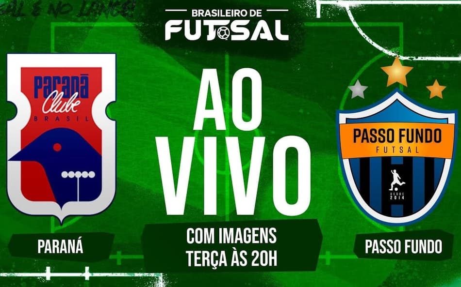 Paraná e Passo Fundo no Brasileiro de Futsal (Foto: Lance!)