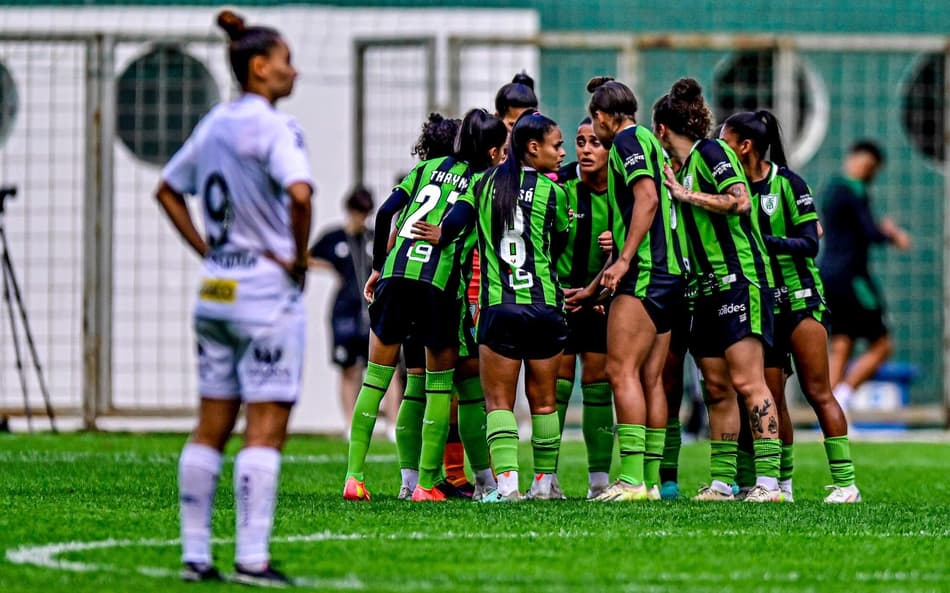 América Mineiro elimina Santos na Copa do Brasil Feminina. (Foto: Mourão Panda / América)
