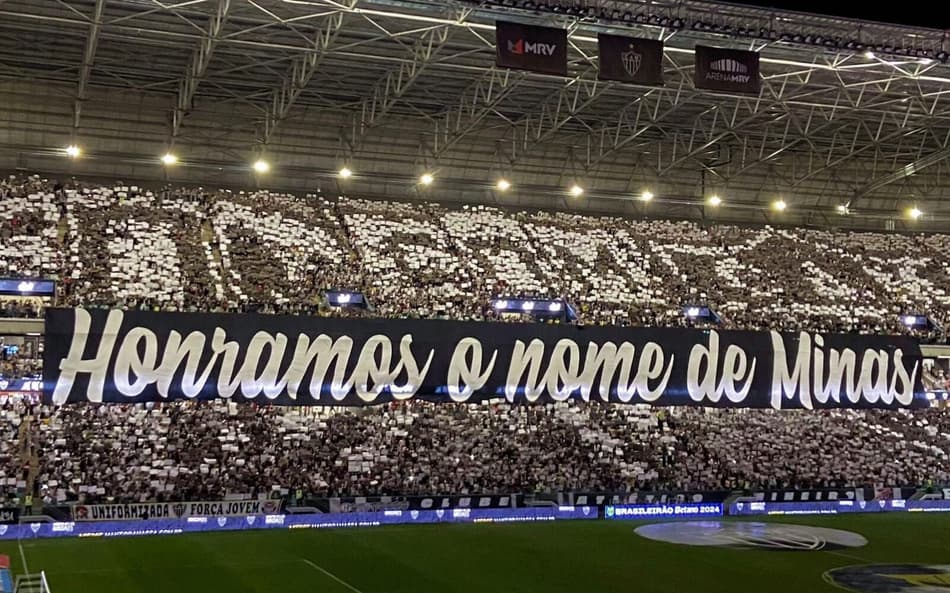 Festa da torcida atleticana na Arena MRV (Foto: Isadora Cury)