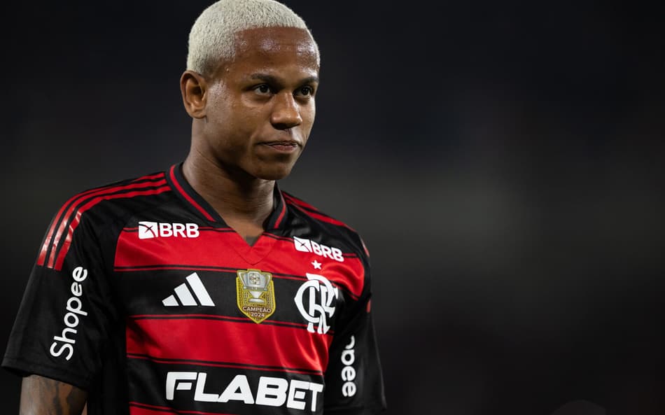 Wallace Yan em ação pelo Flamengo (Foto: Jorge Rodrigues/AGIF)
