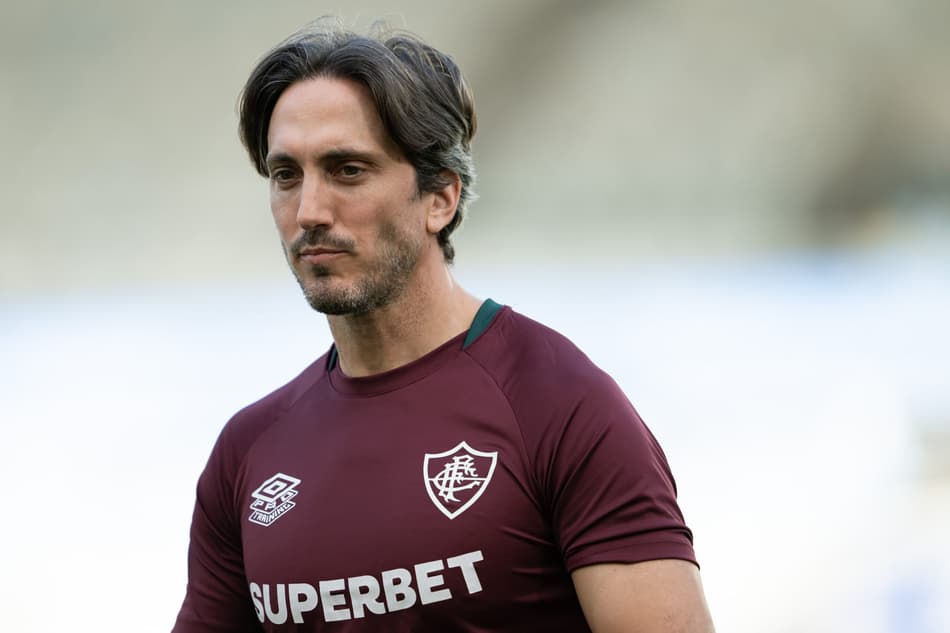 Zubeldia, treinador do Fluminense, no clássico contra o Botafogo pelo Brasileirão
