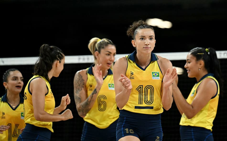 Gabi Guimarães - Brasil x República Dominicana - Vôlei Feminino - Olimpíadas de Paris