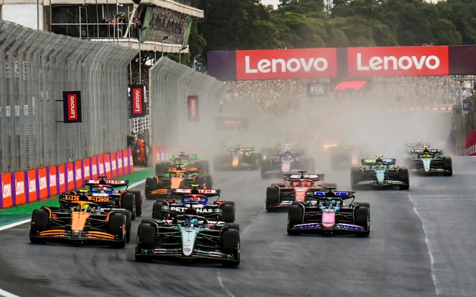 São paulo (sp), 03/11/2024 – corrida/gp são paulo/f1 – largada do grande prêmio de são paulo de formula 1, que acontece no autódromo josé carlos pace em interlagos, neste domingo 03 de novembro de 2024. (Foto: Julio D'Paula/Thenews2/Gazeta Press) Thenews2/Thenews2