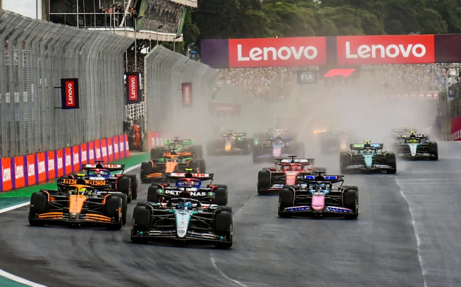 São paulo (sp), 03/11/2024 – corrida/gp são paulo/f1 – largada do grande prêmio de são paulo de formula 1, que acontece no autódromo josé carlos pace em interlagos, neste domingo 03 de novembro de 2024. (Foto: Julio D'Paula/Thenews2/Gazeta Press) Thenews2/Thenews2