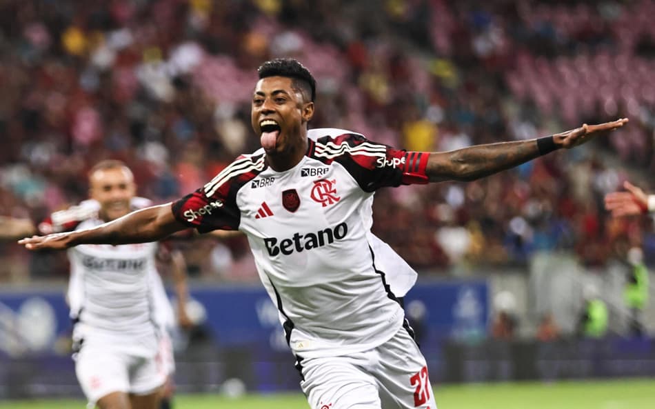 Bruno Henrique marcou um dos gols do Flamengo (Foto: Milena Ferreira/MyPhoto Press/Gazeta Press)