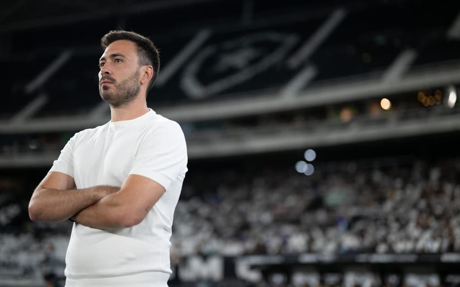 Davide Ancelotti, técnico do Botafogo (Foto: Jorge Rodrigues/Agif/Gazeta Press)