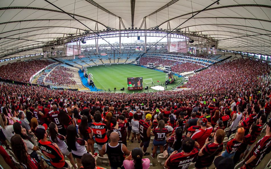 Torcida do Flamengo no Maracanã em 2019 (Foto: Marcelo Cortes/Flamengo)