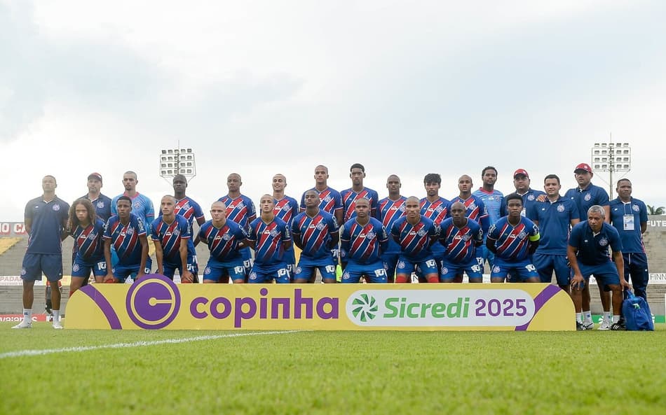 Time do Bahia na estreia da Copinha 2025 (Foto: Jhony Pinho/EC Bahia)