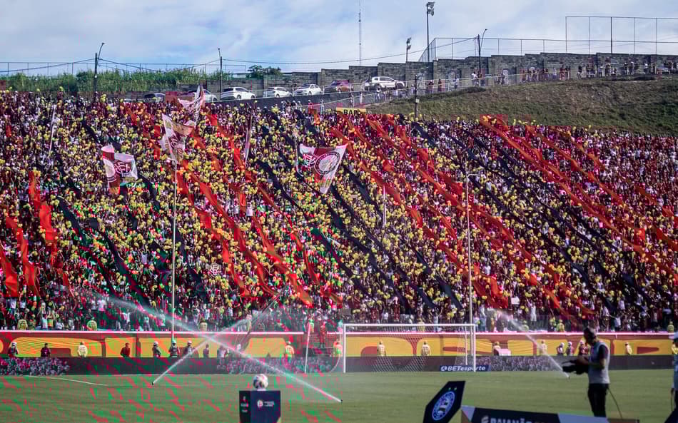 Torcida do Vitória dá show no Barradão (Foto: Victor Ferreira / EC Vitória)