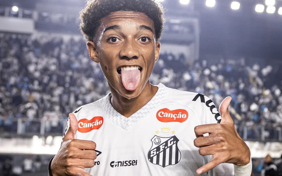 Robinho Jr vem se destacando no Santos (Foto: Raul Baretta/ Santos FC)