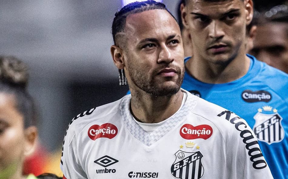 Santos de Neymar ficou no empate com o Sport (Foto: Raul Baretta/ Santos FC)
